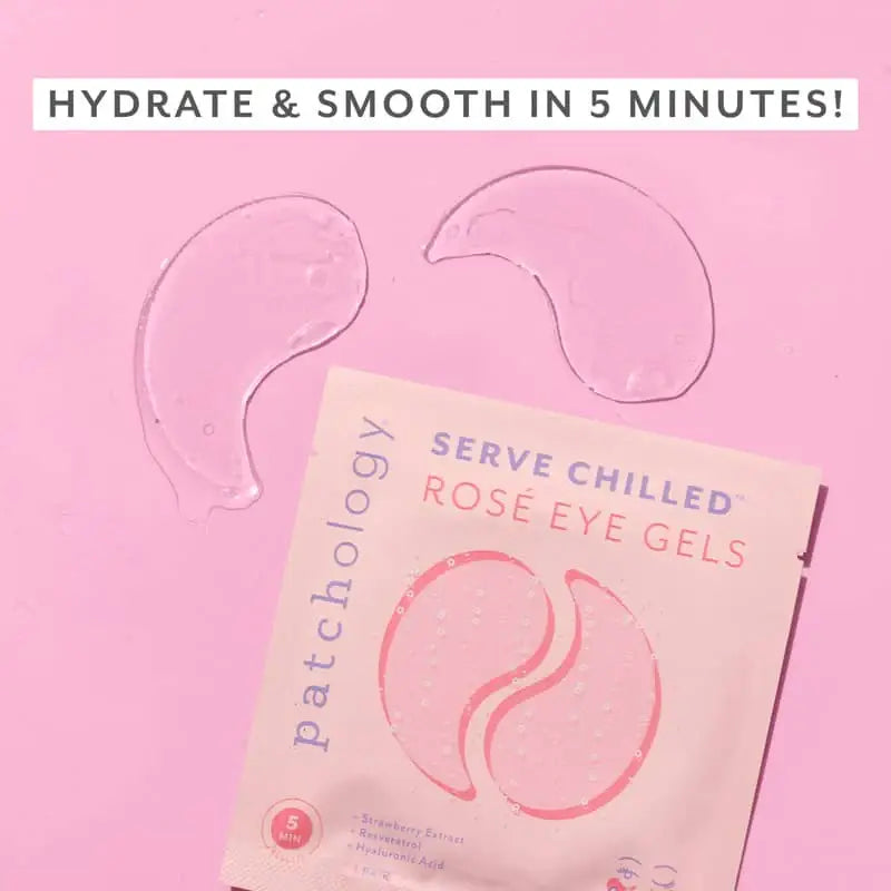 Serve Chilled Rosé Hydrating Eye Mask Gels