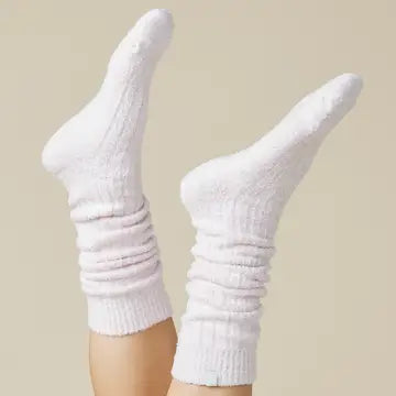Slouchy Marshmallow Socks w/ Grippers