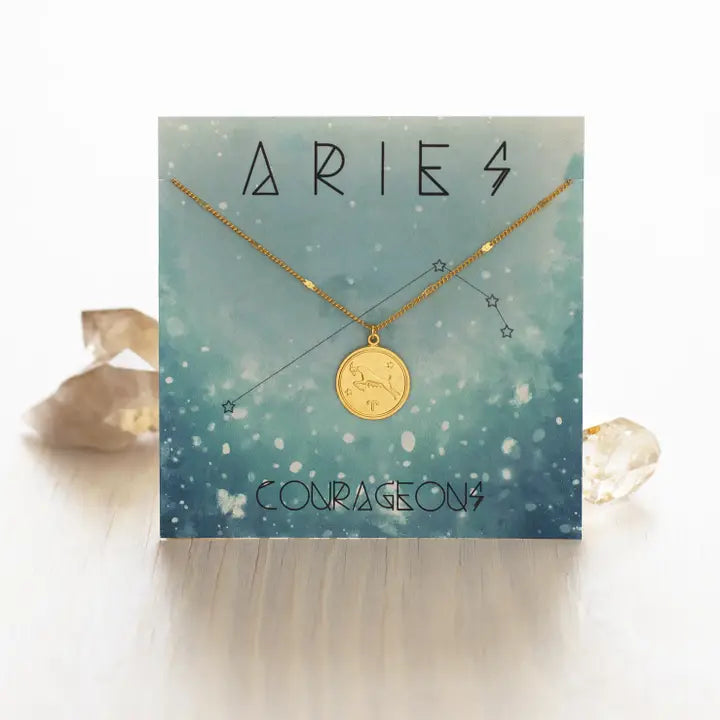 Zodiac Medallion Necklaces