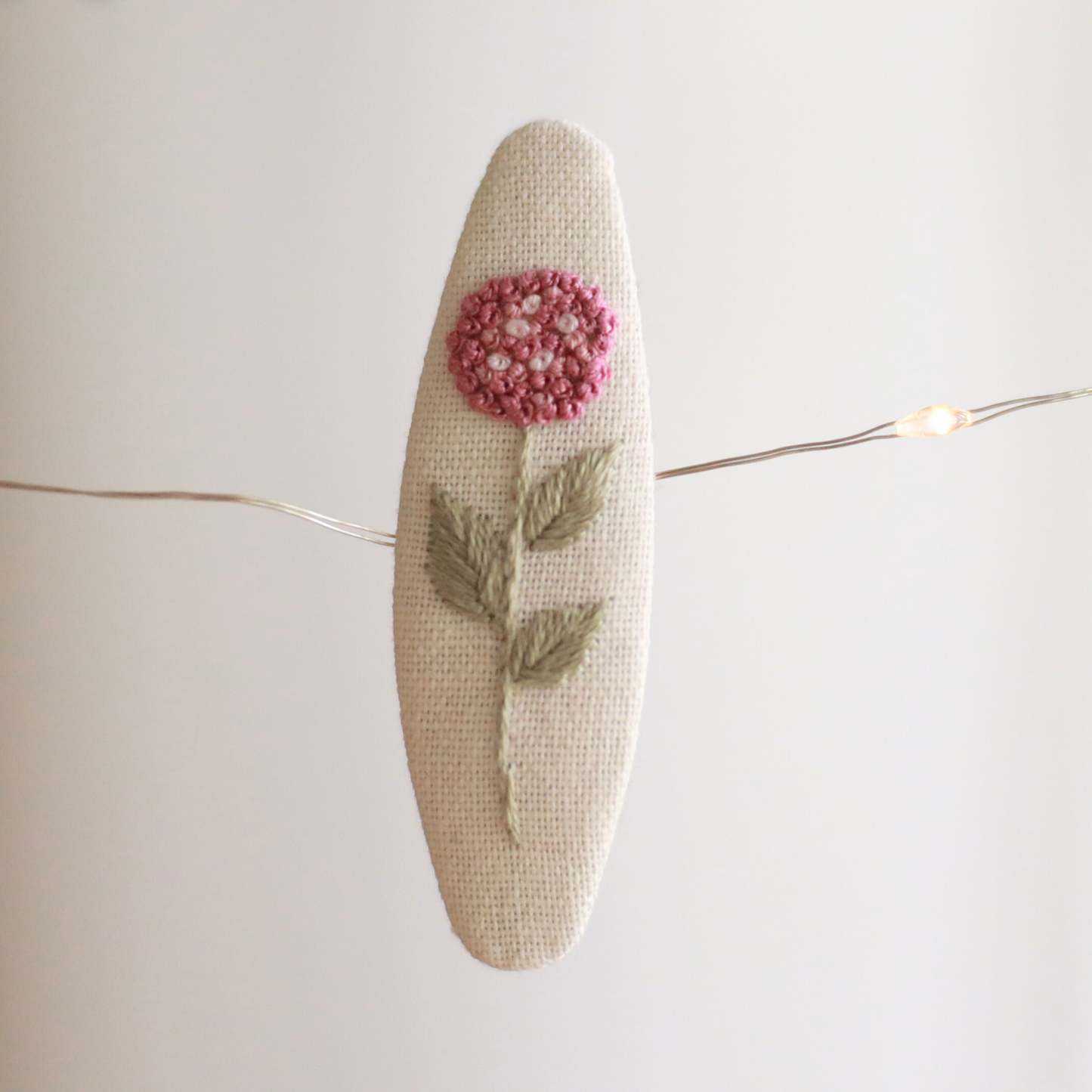 Petal Kiss Embroidered Hair Clips