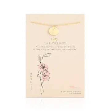 Birth Flower Necklaces