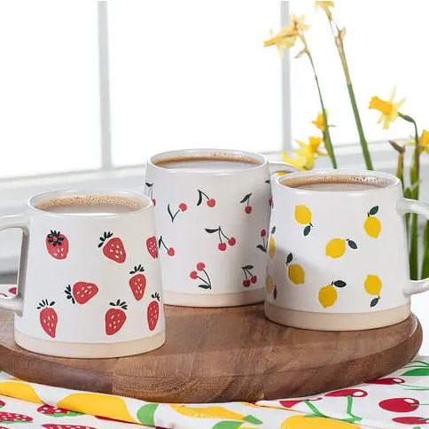 Playful Fruit Mugs