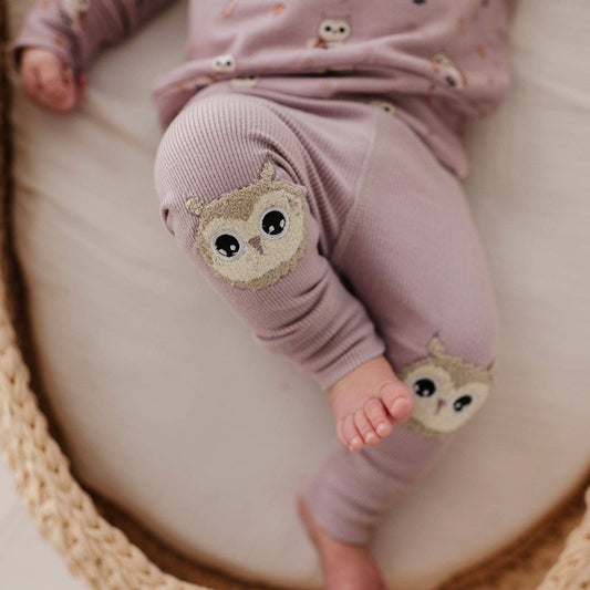 Ribbed Leggings w/ Patch