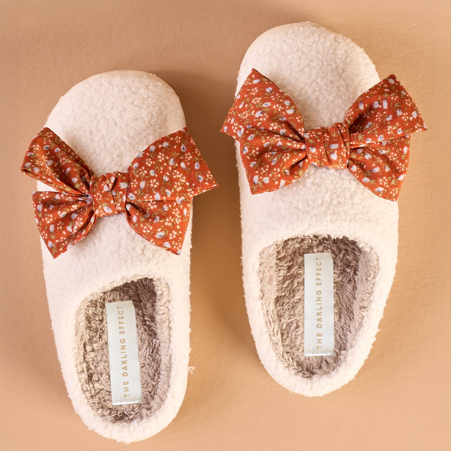 Betty Bow Fall Flora Fuzzy Slippers