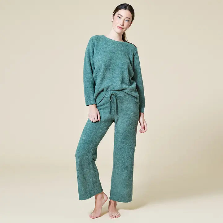 Marshmallow Crew Neck Lounge Top