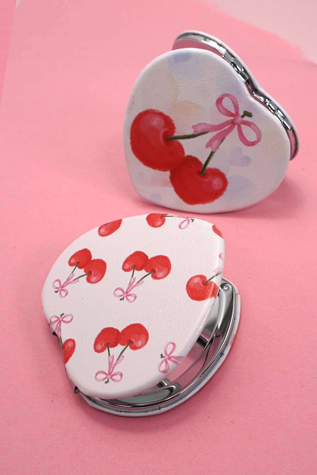 Travel Cherry Compact Mirrors