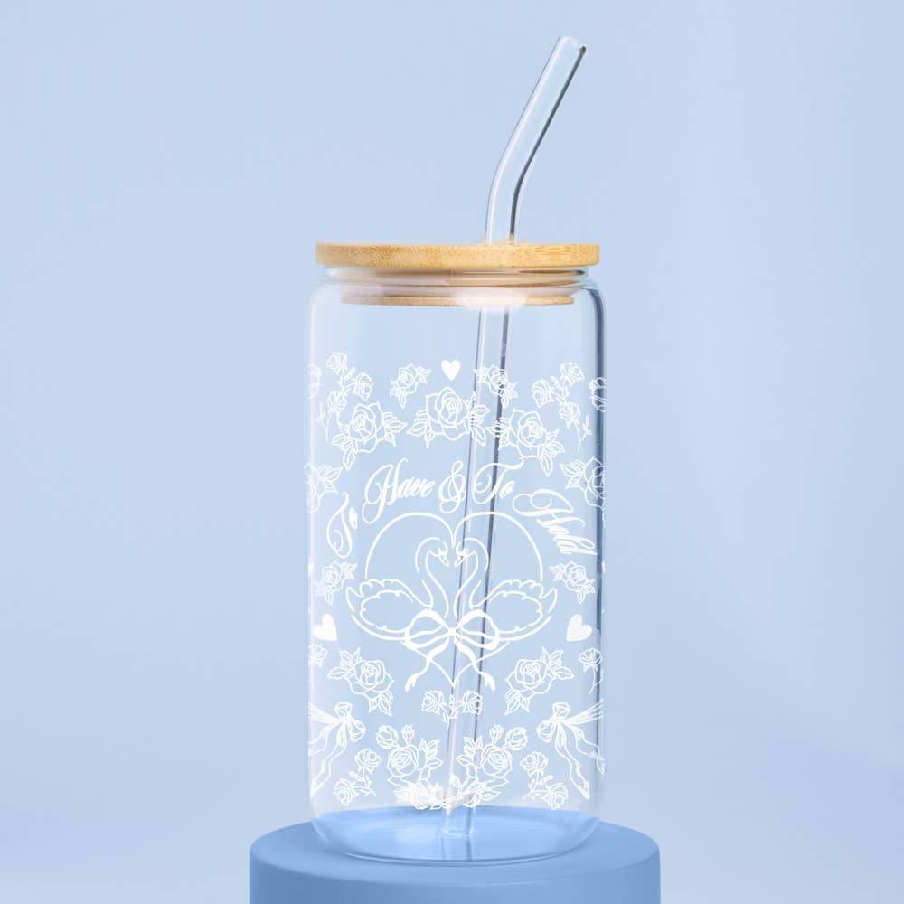 To Have And To Hold Swan Tumbler