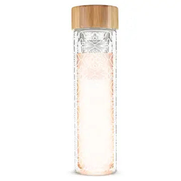 Insulated Glass Travel Mug w/ Infuser