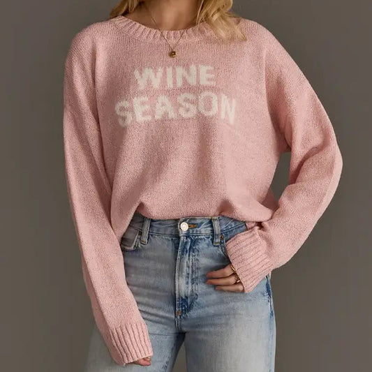 Wine Season Lightweight Sweater