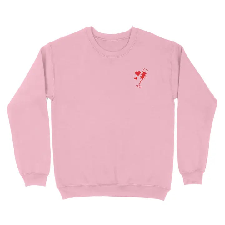 Champagne Has Bubbles Sweatshirt