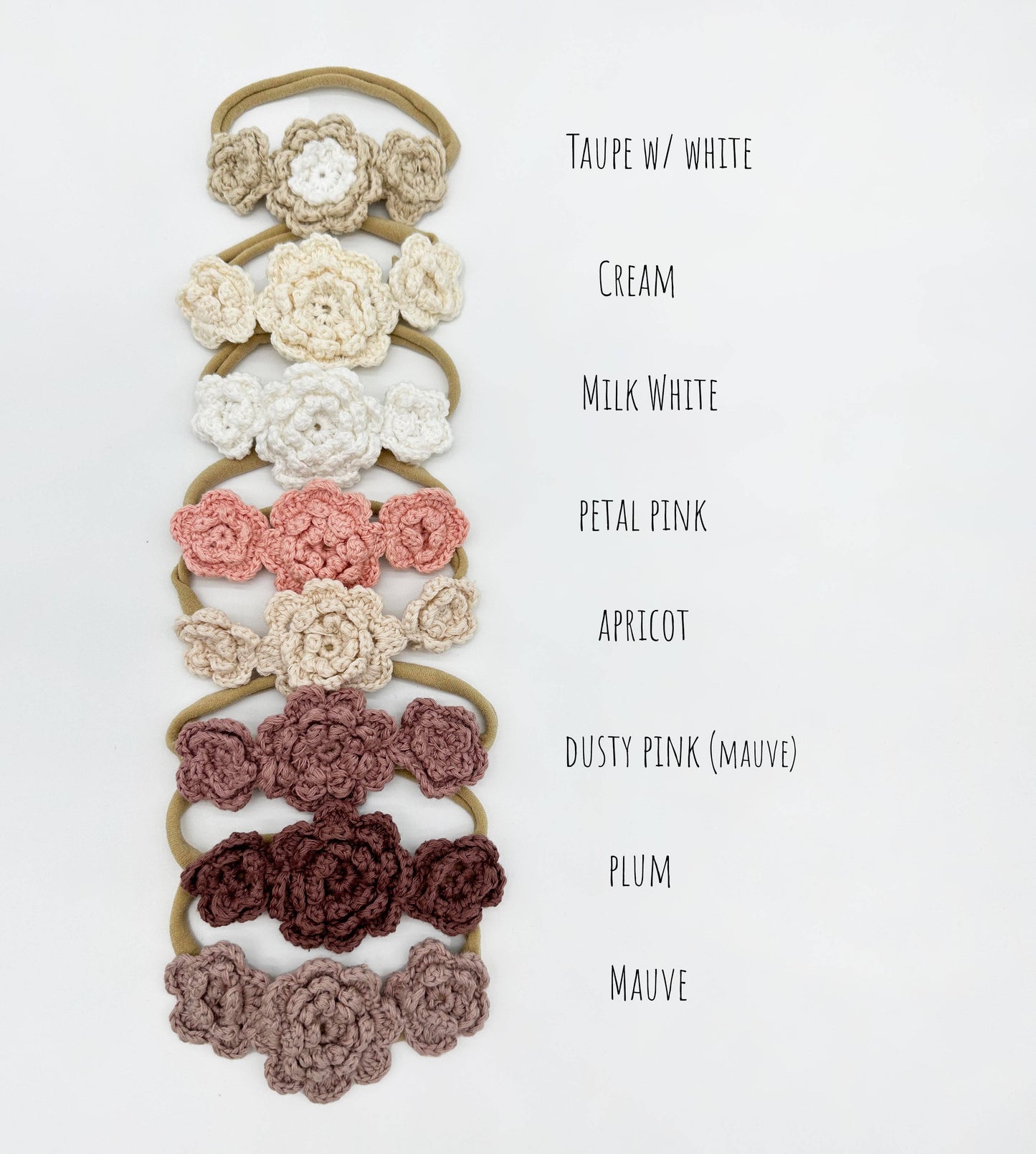 Crochet Flower Headbands