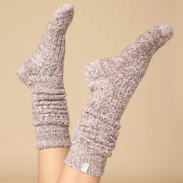 Slouchy Marshmallow Socks w/ Grippers