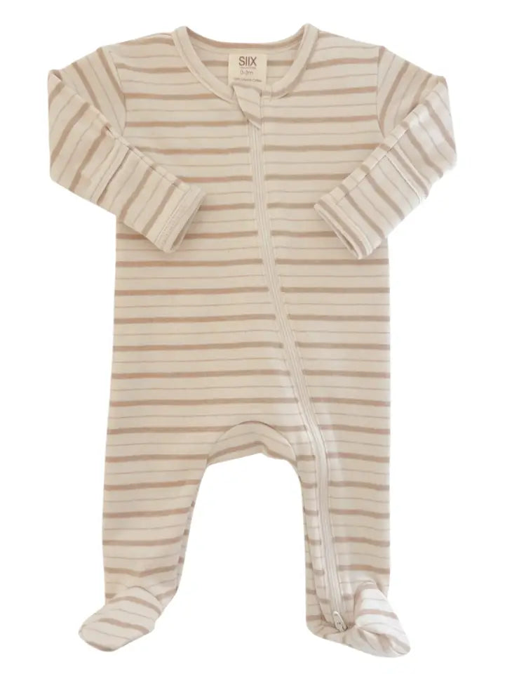 Organic 2-Way Zip Footies