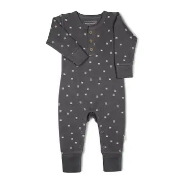 Organic Button Romper