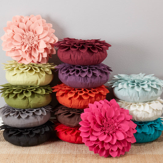 Felt Flower Pillows