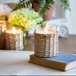 Wicker LED Candles