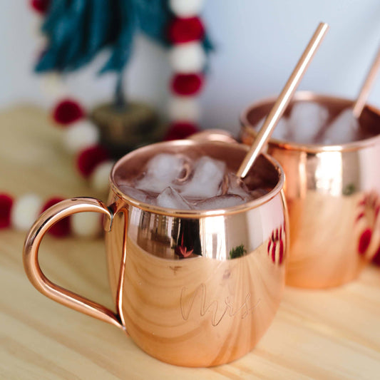 Solid Copper Straws
