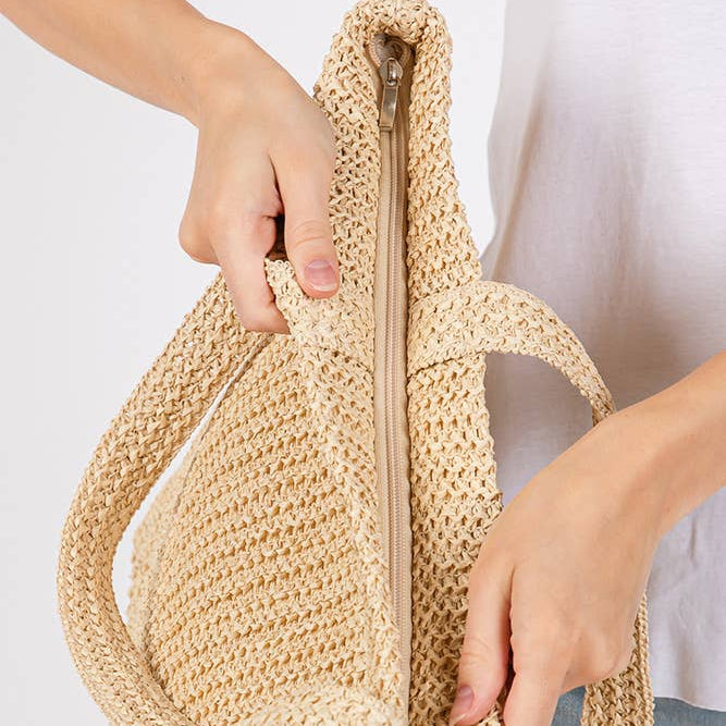 Straw Tote Bag