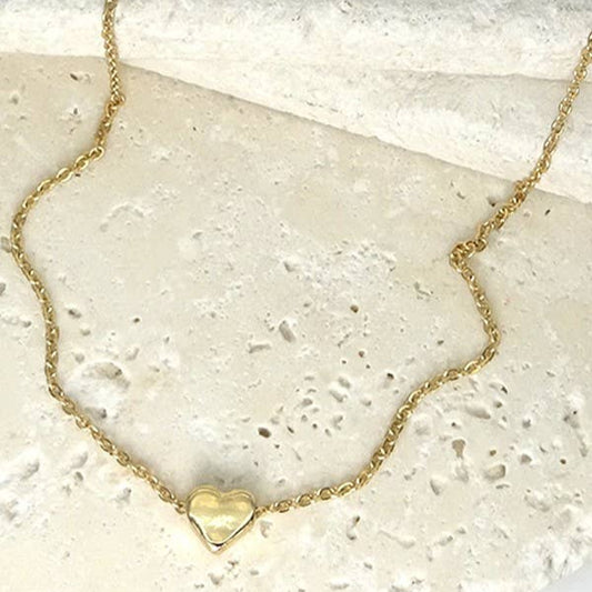 Gold Mini Heart Necklace