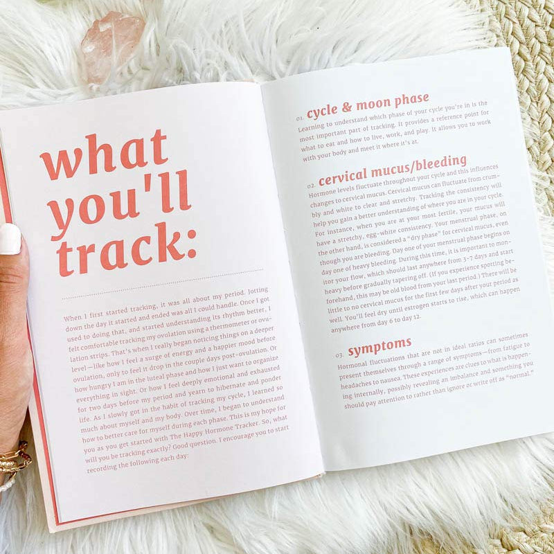 The Happy Hormone Tracker: A Wellness Journal for Monthly Cycle Tracking
