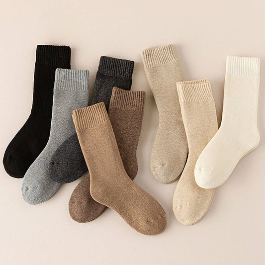 Imitation Cashmere Soft Crew Socks