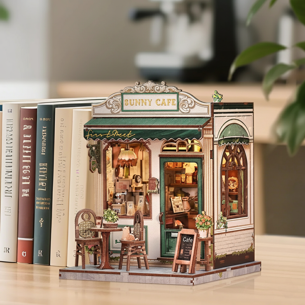 DIY Book Nook Kit: Sunny Café