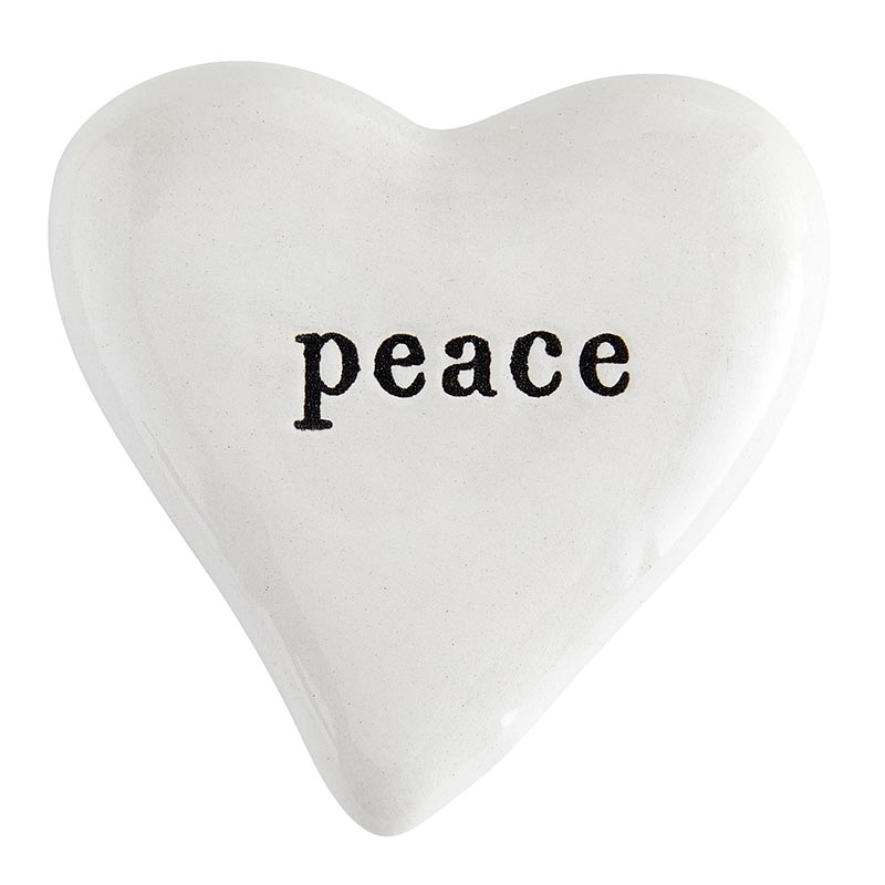 Engraved Ceramic Hearts