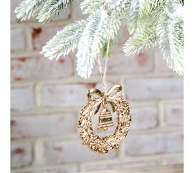 Gold Wreath Ornament