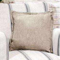 Neutral 18" Square Cotton Pillows