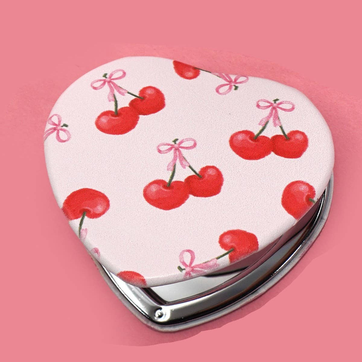 Travel Cherry Compact Mirrors