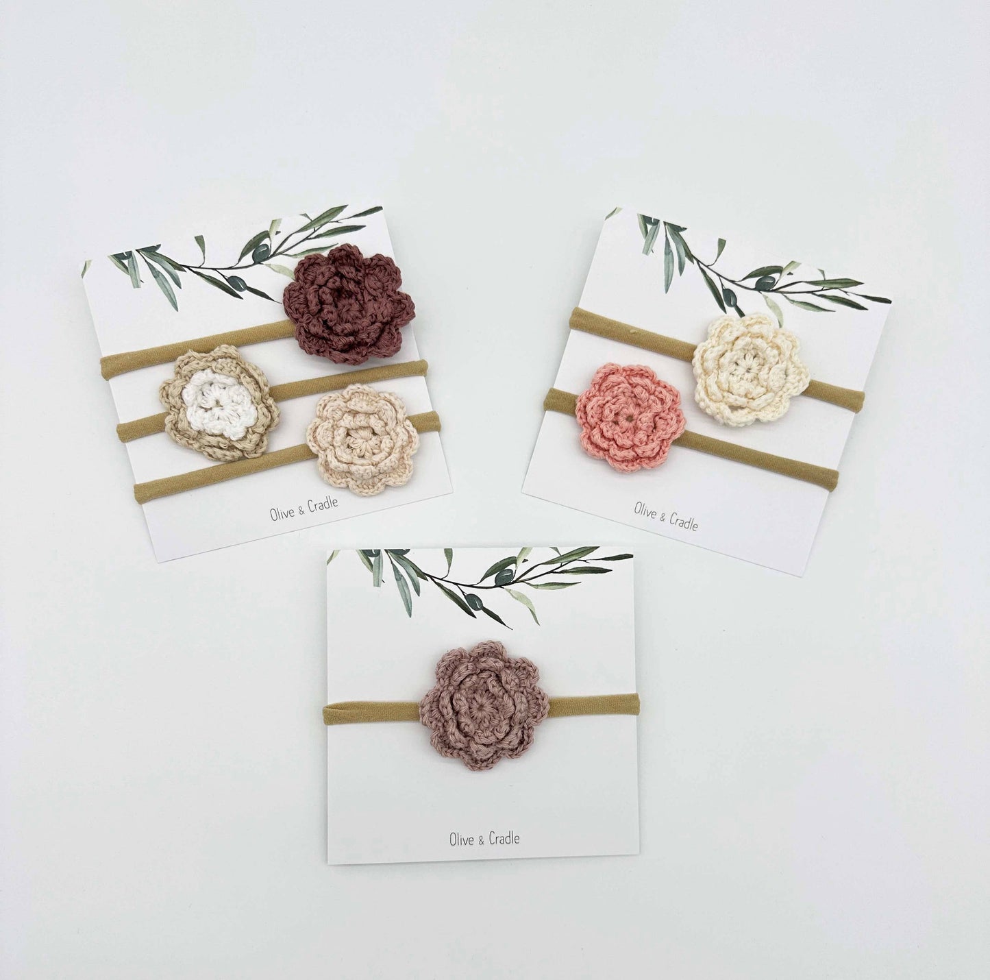 Crochet Flower Headbands