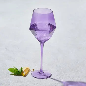 Geometric Sparkle Glassware Collection