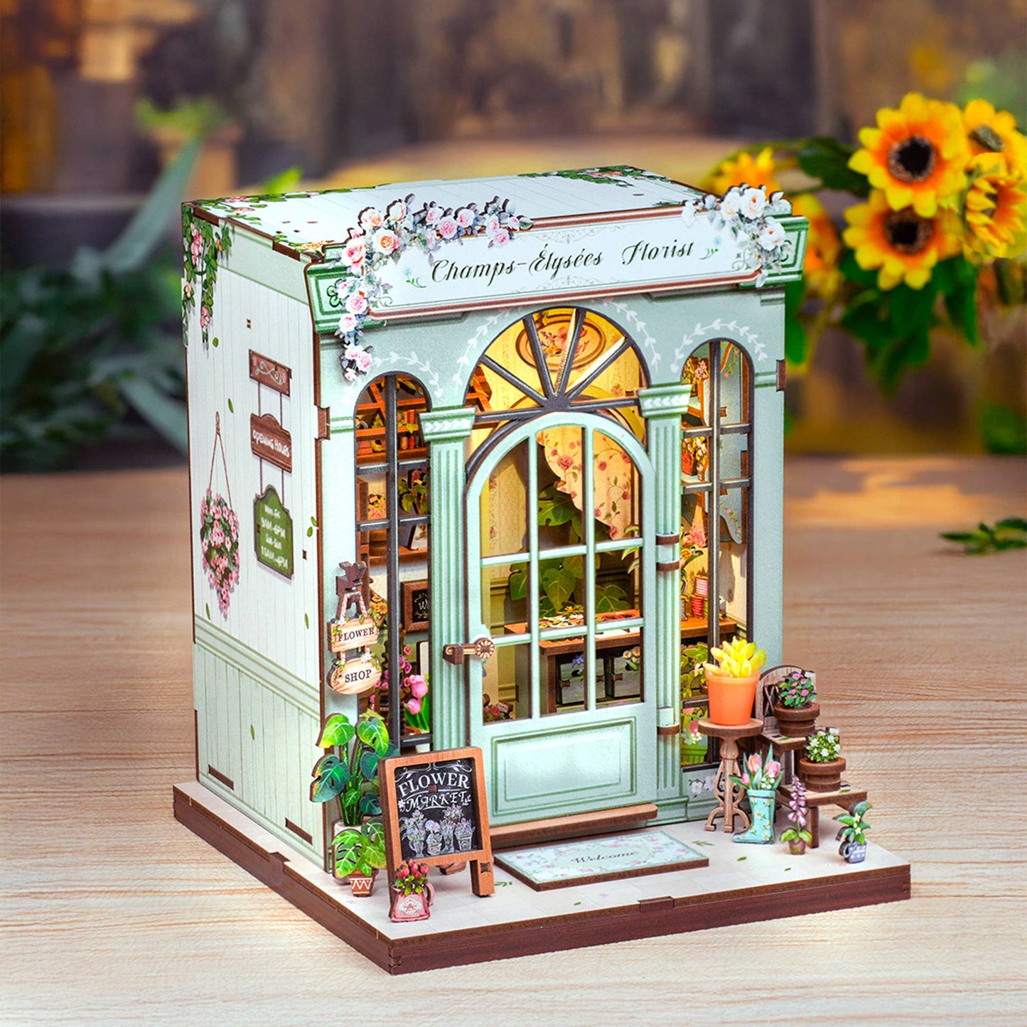 DIY Book Nook Kit: Champs-Élysées Florist