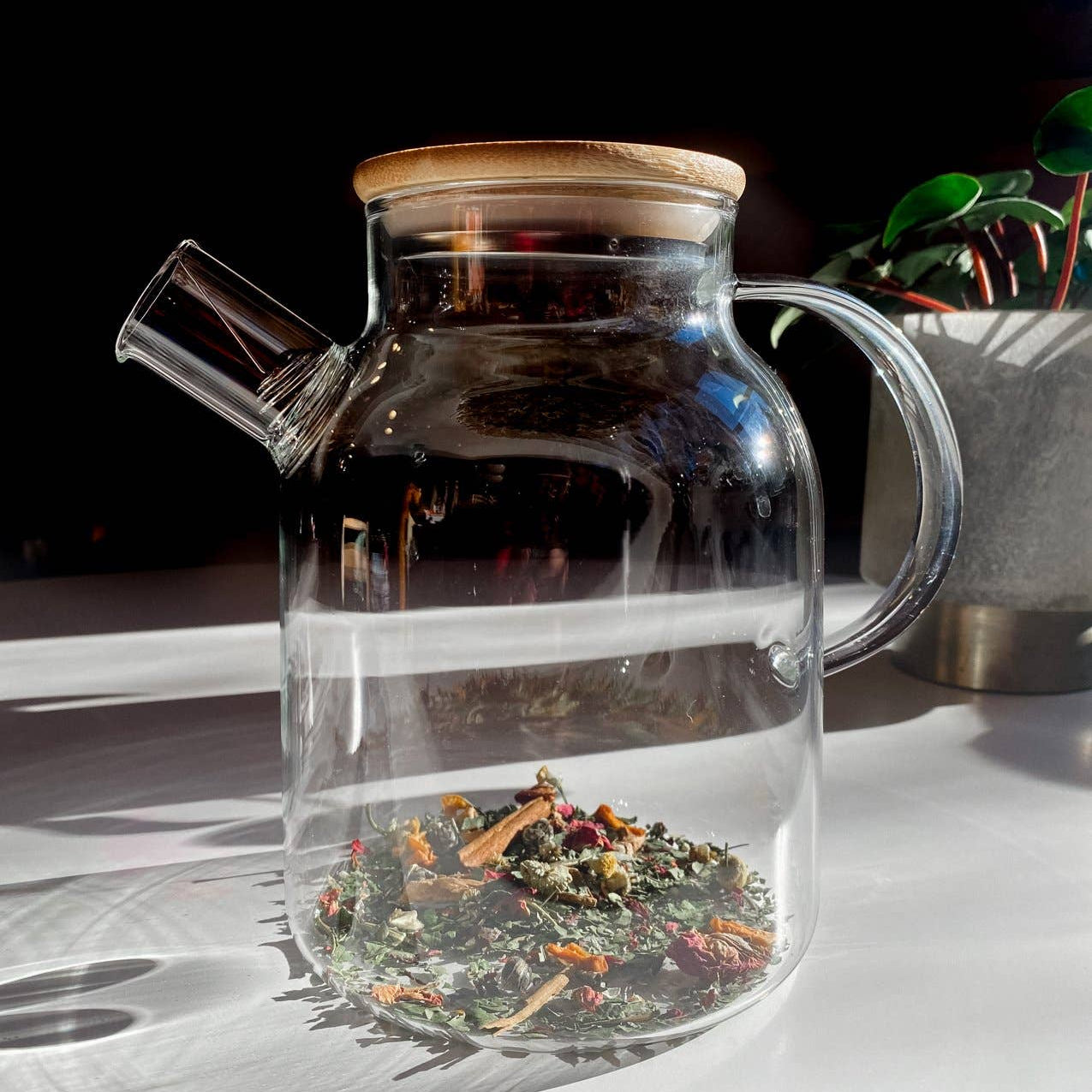 Heat-Resistant Glass Teapot