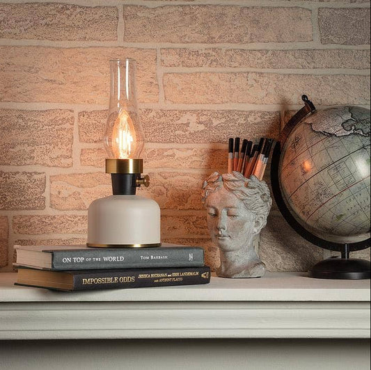 Lantern LED Lamp w/ Chimney