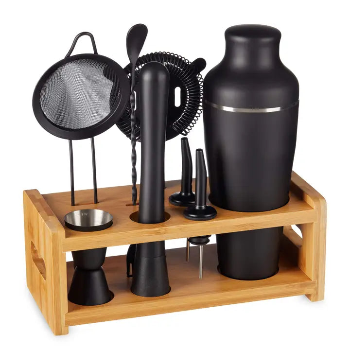 Sleek 9-Piece Bartender Kit
