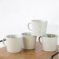 Neutral Patterned Mugs