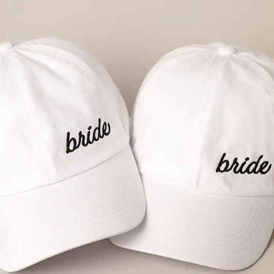 Bride Embroidered Baseball Cap