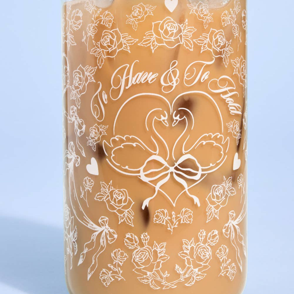 To Have And To Hold Swan Tumbler