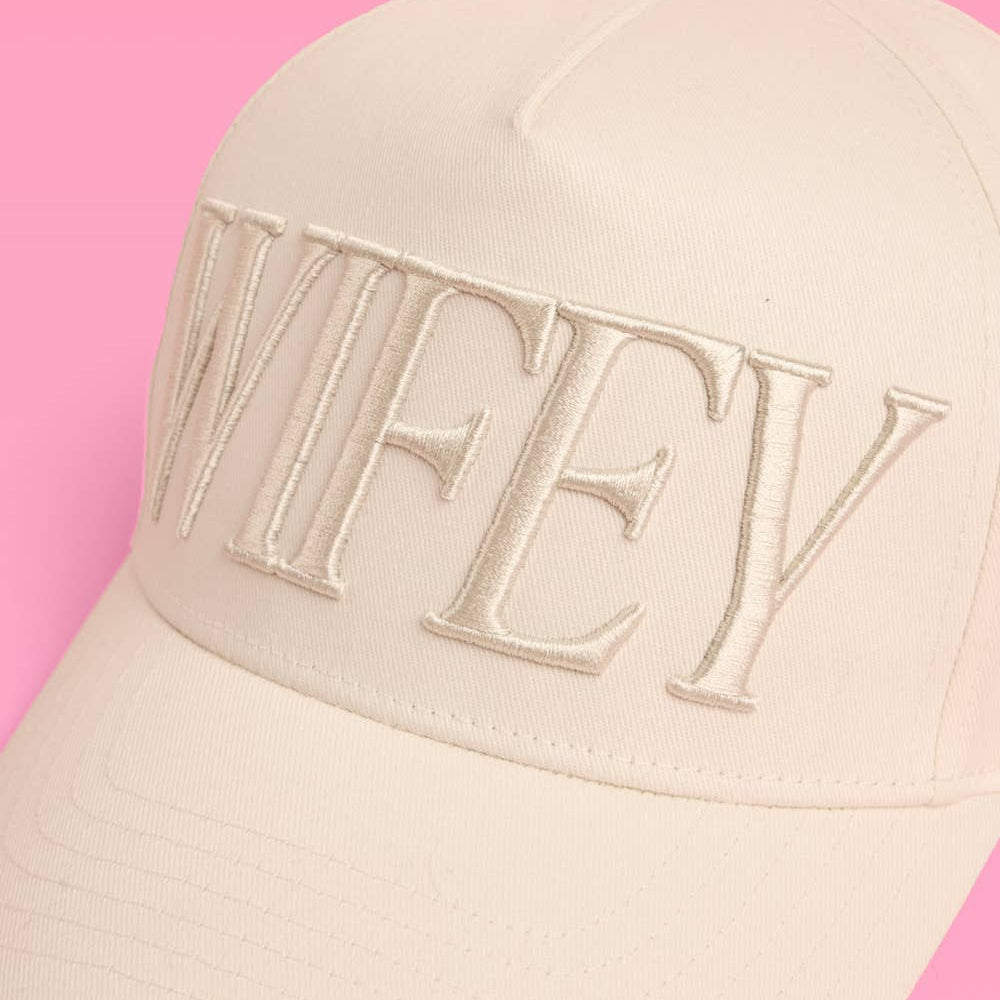 Ivory Wifey Trucker Hat