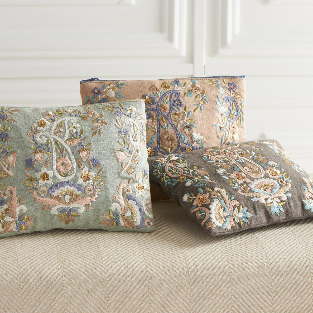 Embroidered & Beaded Pouches