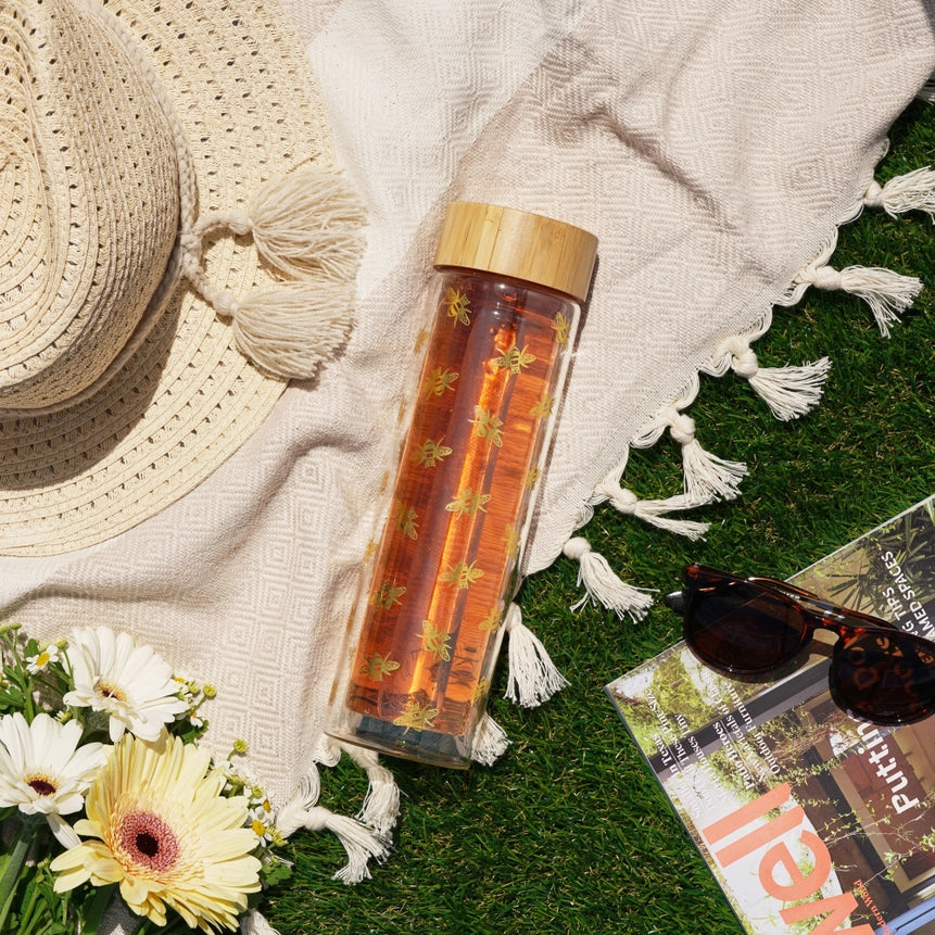Insulated Glass Travel Tumblers w/ Infuser (Variety)