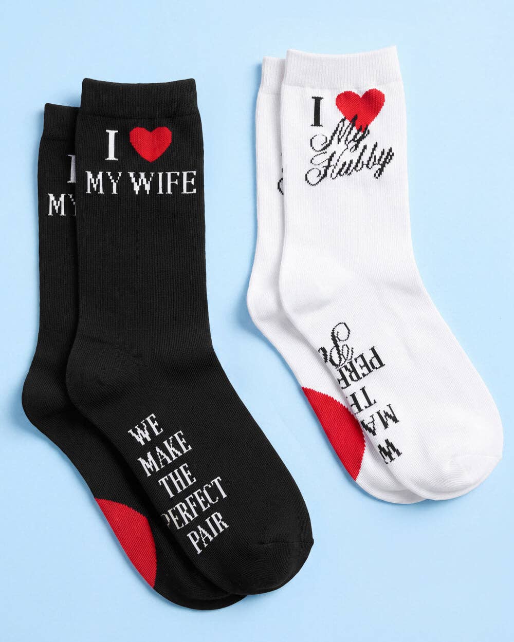 Couples Wedding Socks - Gift Set