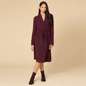 Marshmallow Rib Wrap Robe