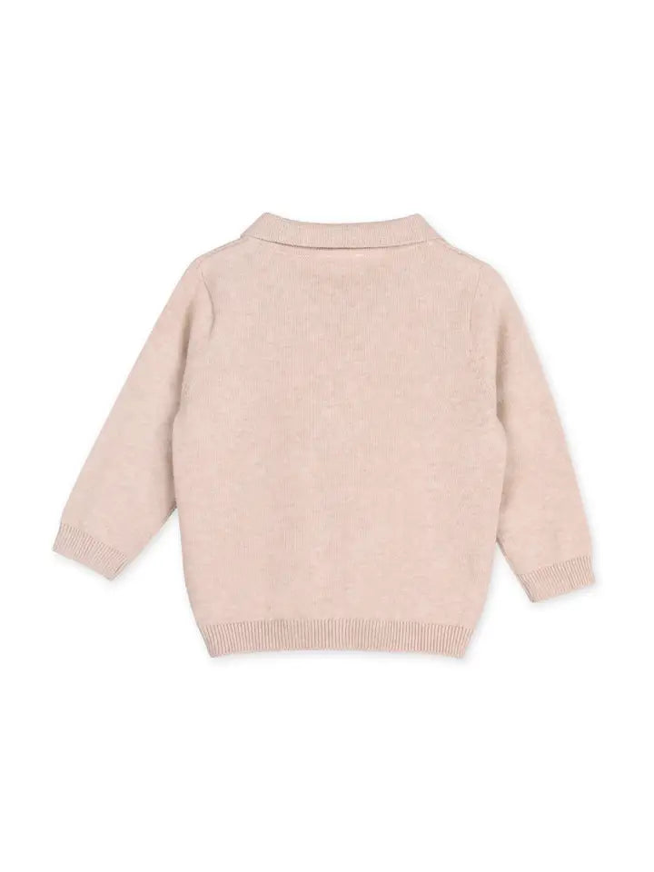 Resort Cable Knit Baby Sweater Cardigan & Pant Set