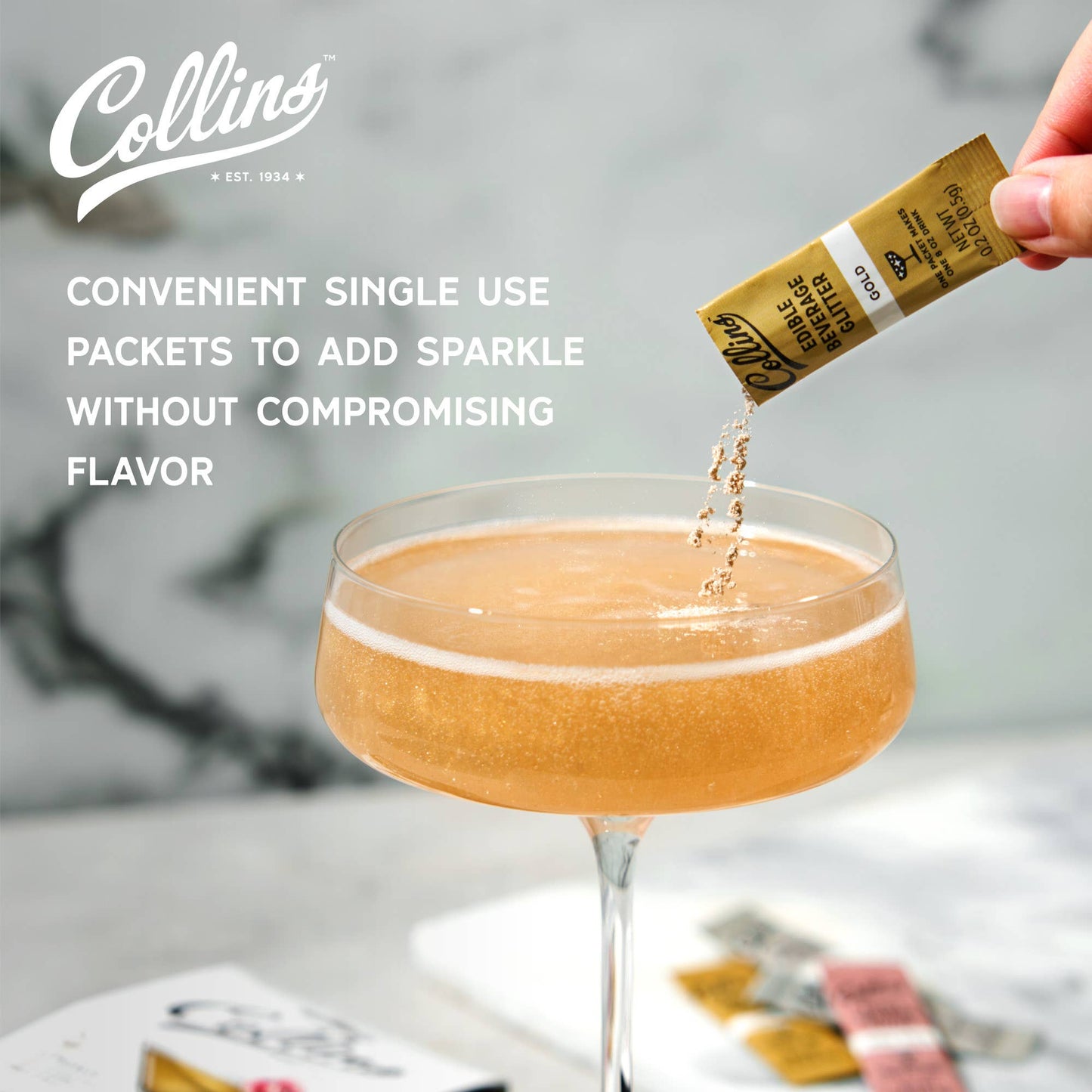 Cocktail Edible Glitter - Champagne Variety