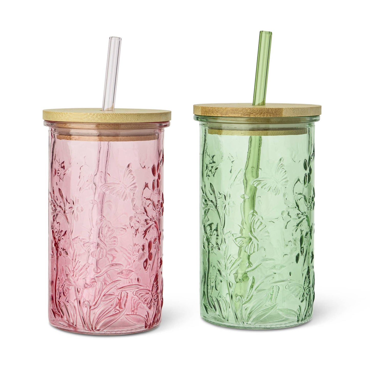 Floral Embossed Tumbler
