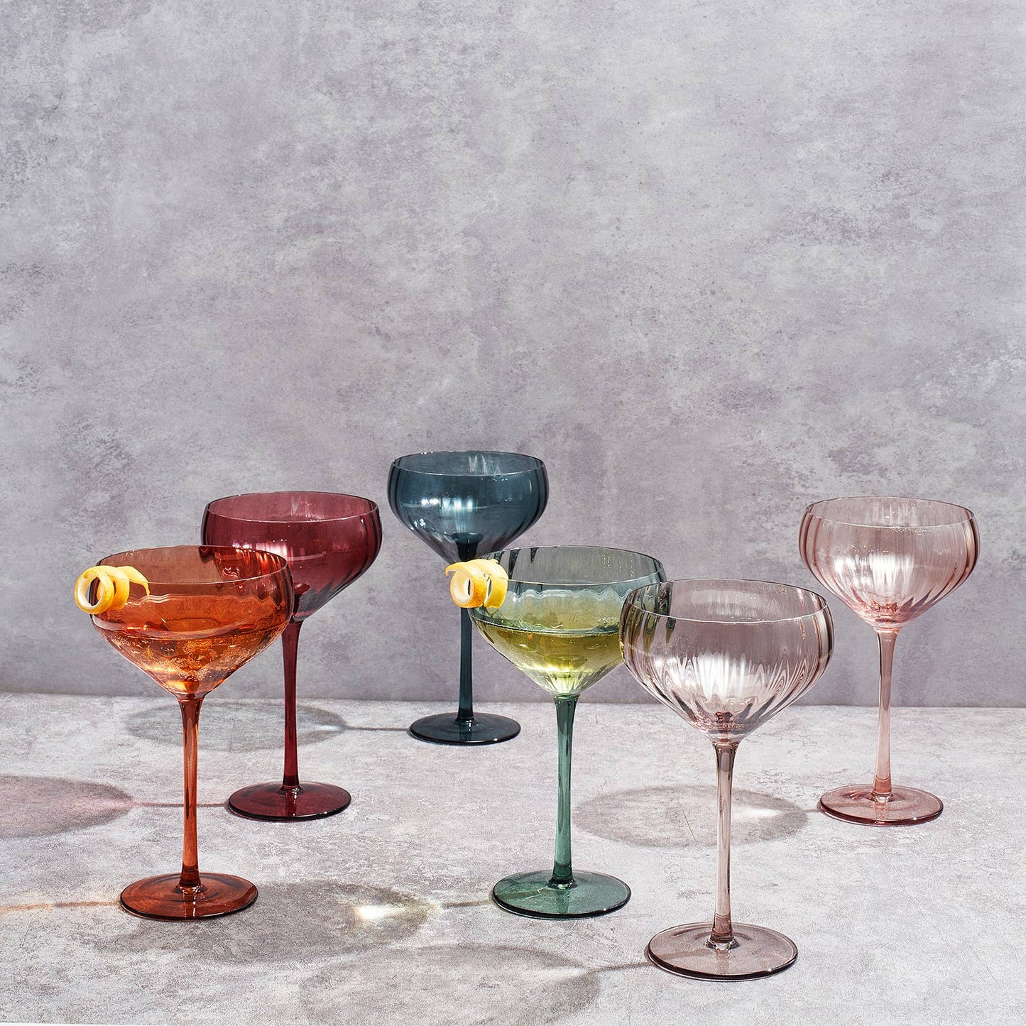 Vintage Tulip Shaped Coupe Glass
