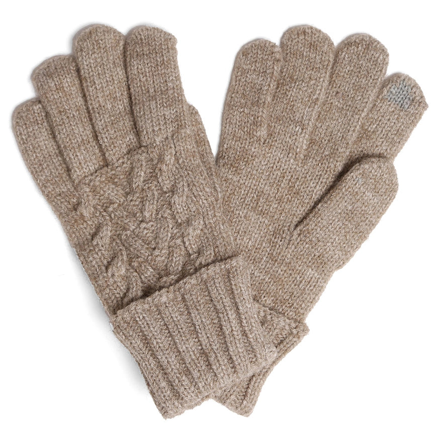 Cable Knitted Gloves