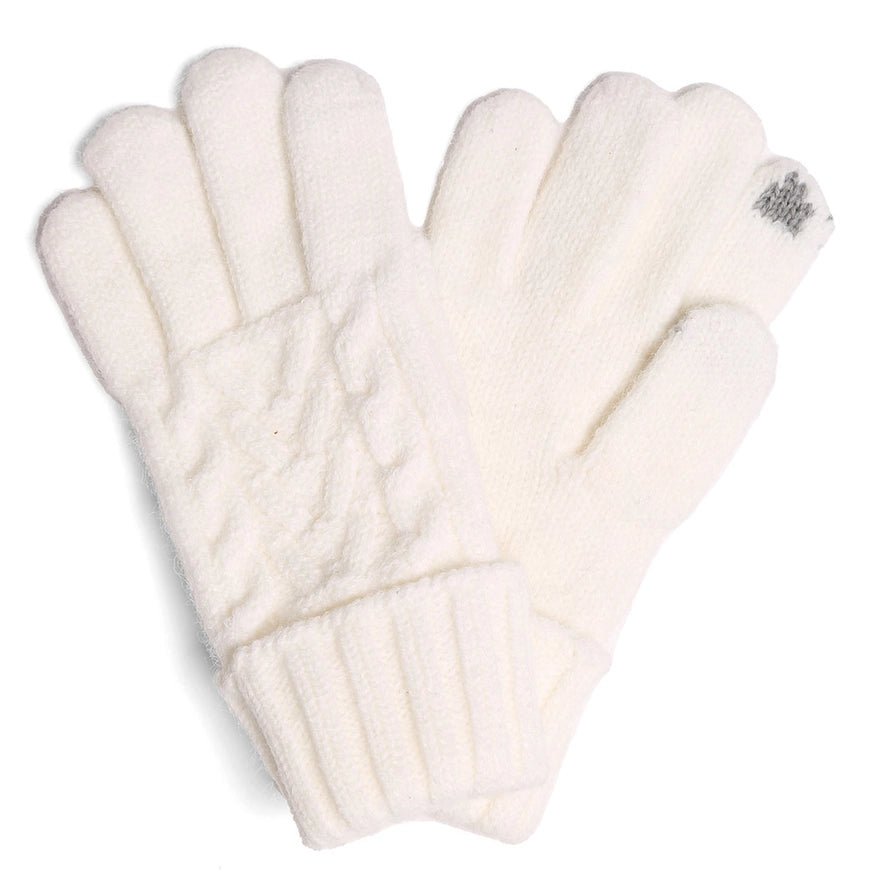 Cable Knitted Gloves